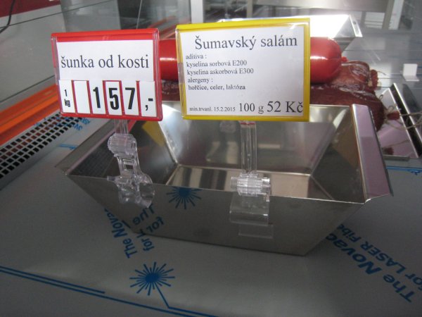cenovková kazeta KP 80x60 mm