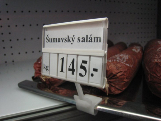 dvojřádk. cenovková kazeta PromoSign 74x54 mm